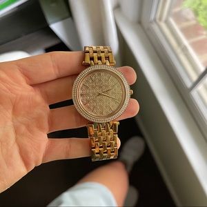 Rose gold Michael Kors watch